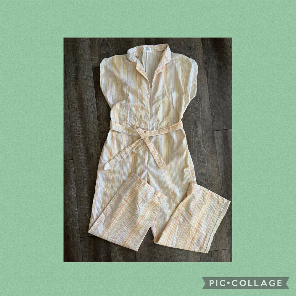 Universal Studios Cast Member Womens Pastel Lightweight Jumpsuit Small-Med